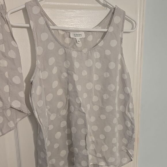 Gray Polka Dot Sleepwear Set - Picture 3 of 5